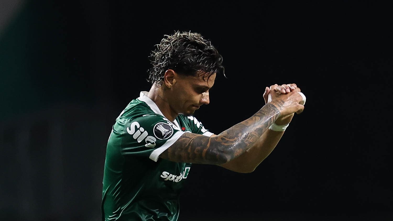 Ríos tentou se desculpar com a torcida depois de desabafo em comemoração - Cesar Greco/Palmeiras