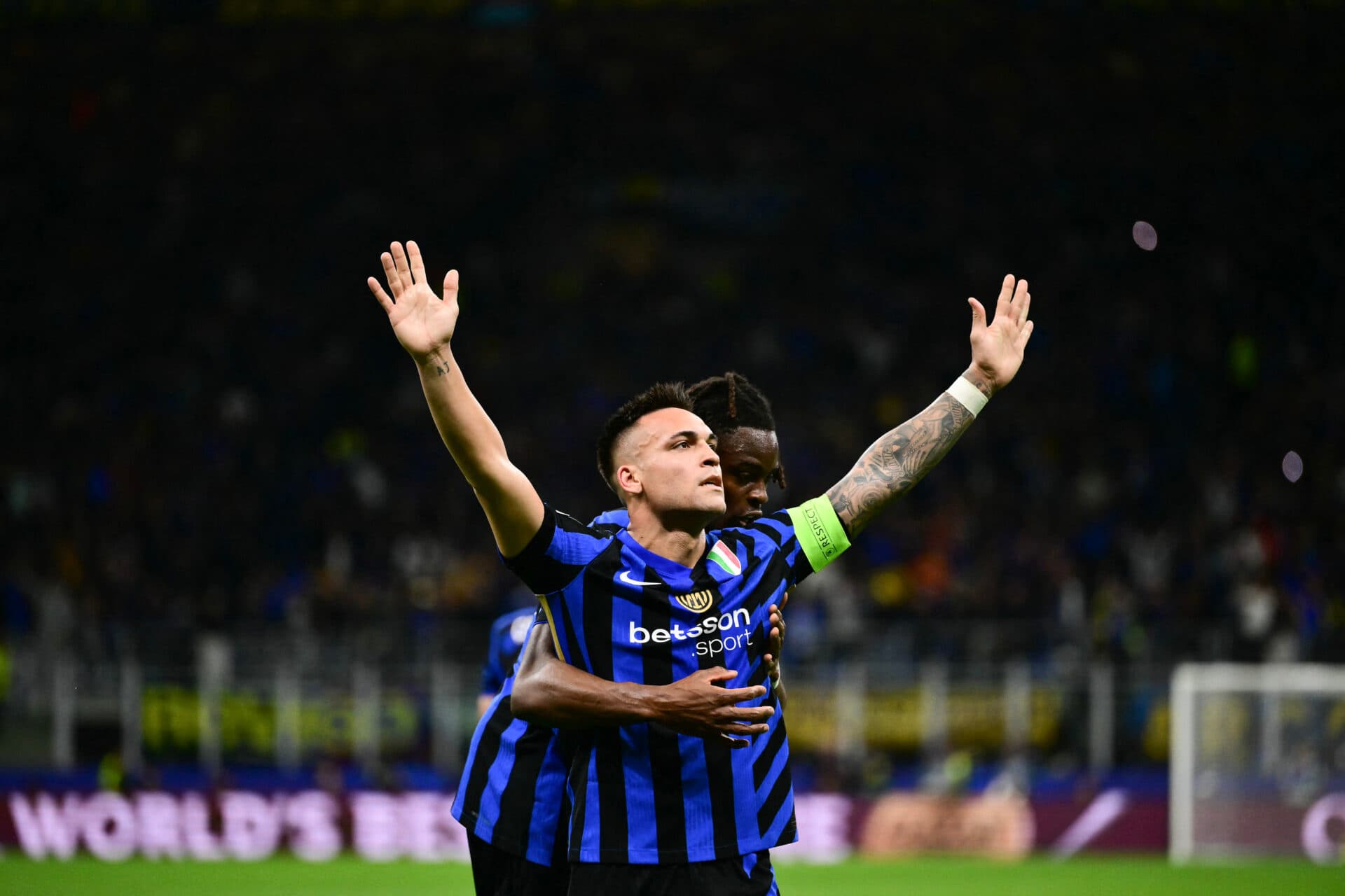 Lautaro Martínez marcou o primeiro gol da Inter na partida - Marco Bertorello/AFP