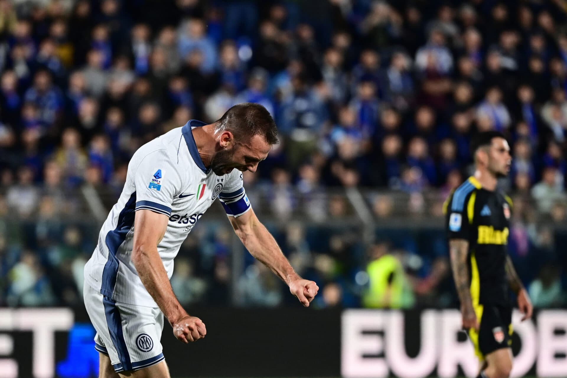 Stefan de Vrij abriu o placar para a Inter - Piero Cruciatti/AFP