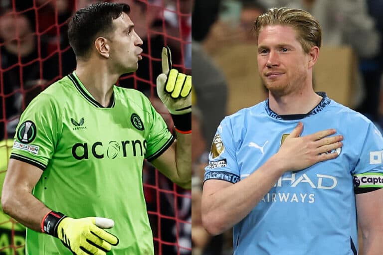 Lendas da Premier de saída: para onde vão Dibu Martínez e De Bruyne?