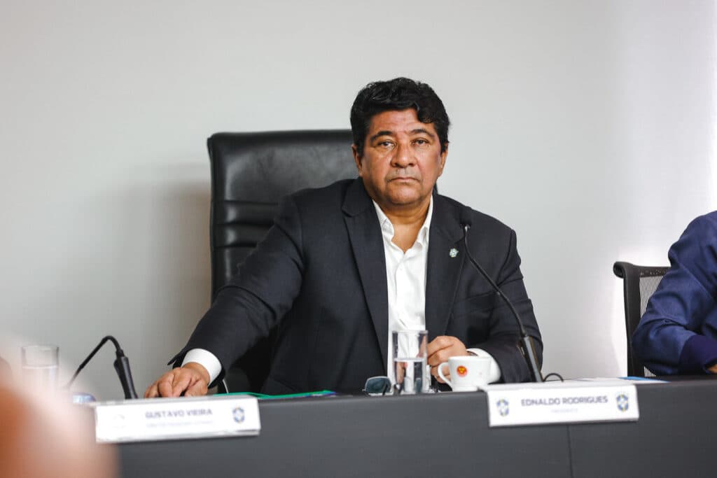 Ednaldo Rodrigues foi destituído do cargo de presidente da CBF - Rafael Ribeiro/Divulgação