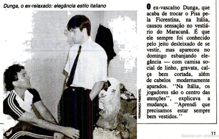 Dunga em edição de PLACAR de junho de 1988