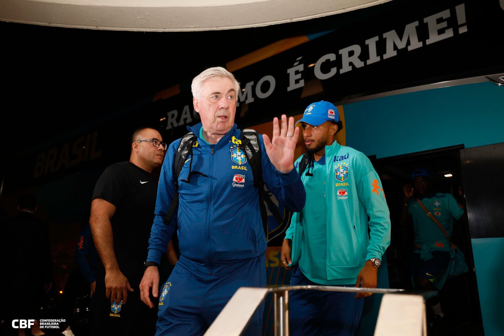 Ancelotti fará sua primeira partida no comando da seleção brasileira - Rafael Ribeiro/CBF