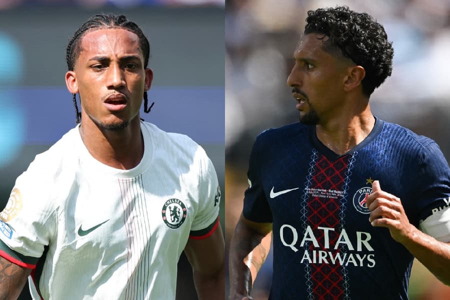 João Pedro e Marquinho são destaques no Chelsea x PSG - Montagem/AFP