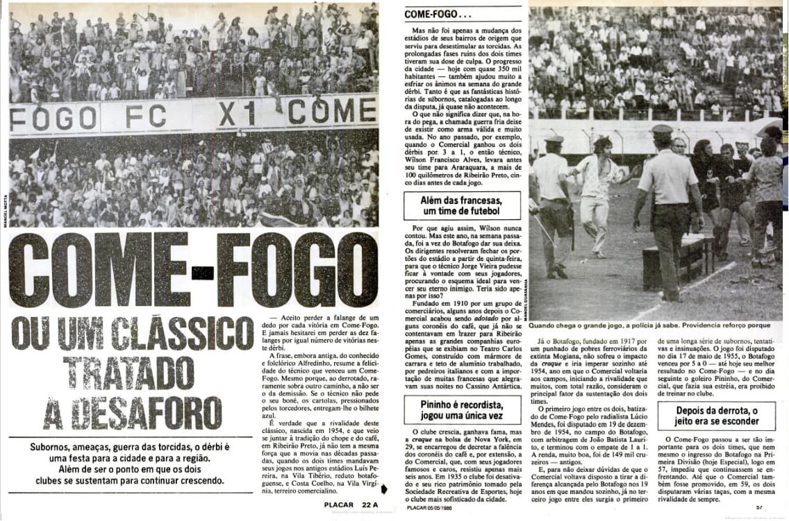 Reportagem de PLACAR sobre o Come-Fogo em 1979 - Acervo