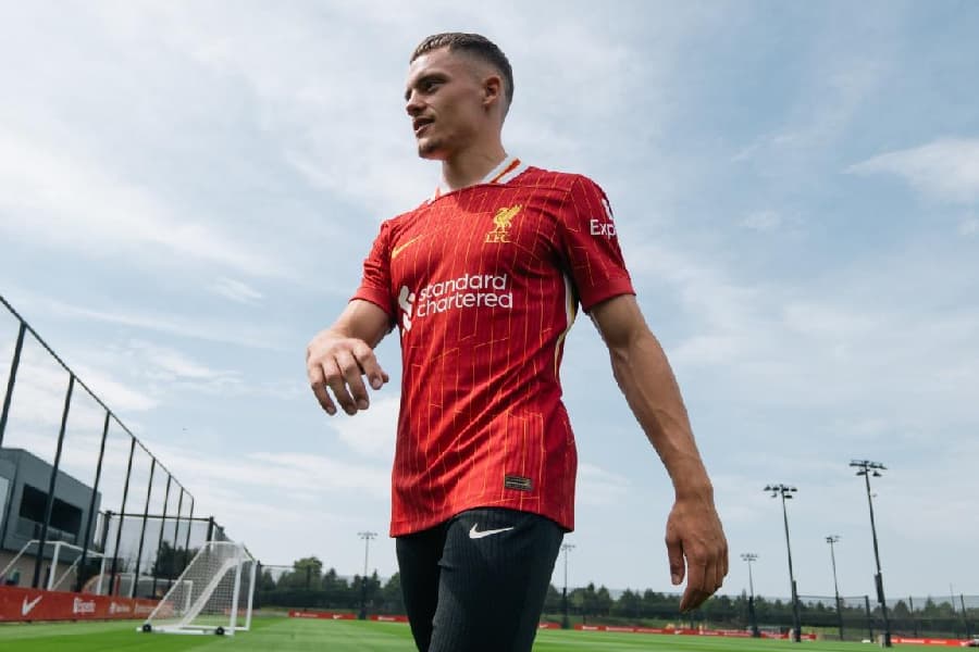 Wirtz é a contratação mais cara da Premier League - Divulgação / Liverpool