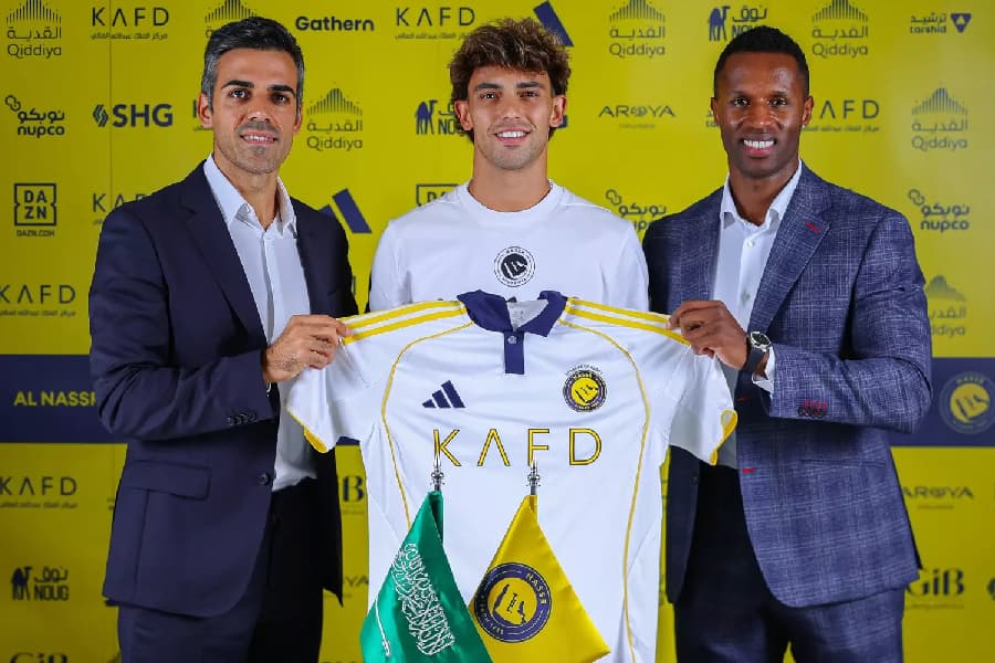 João Félix apresentado pelo Al Nassr - Divulgação Al Nassr