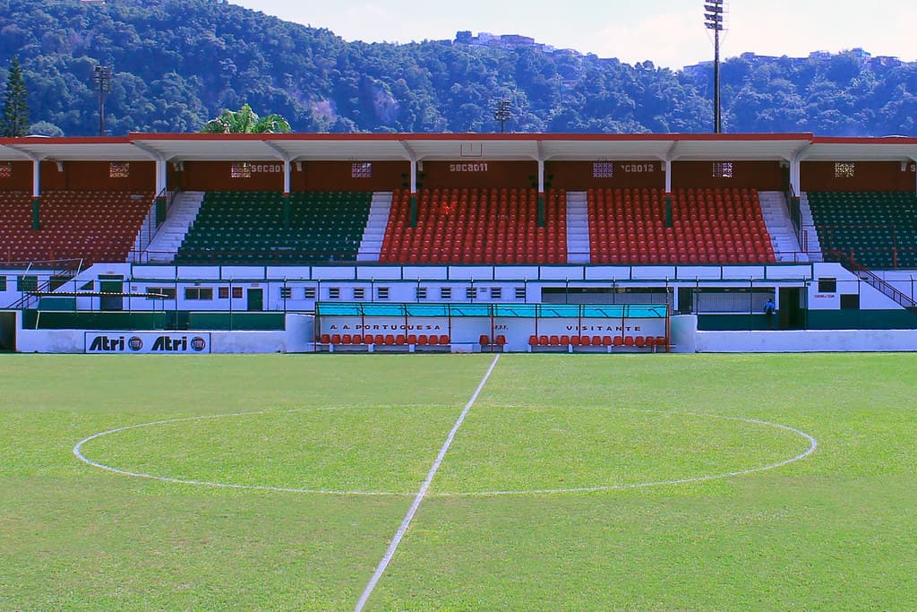 Casa da Portuguesa Santista recebe atualmente os jogos da Copa Paulista e das categorias de base - Douglas Teixeira/Agência Briosa