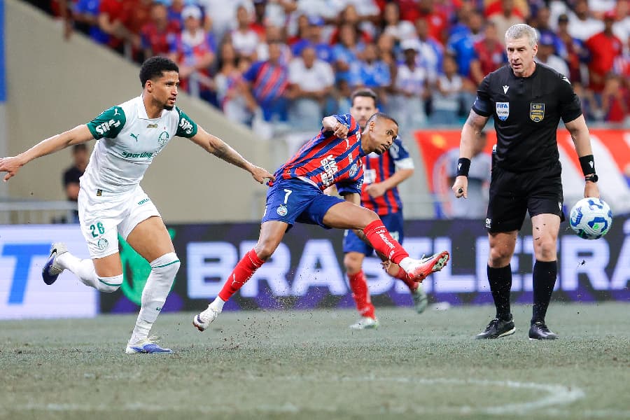 Ademir marcou um golaço e deu vitória ao Bahia contra Palmeiras - Rafael Rodrigues/EC Bahia