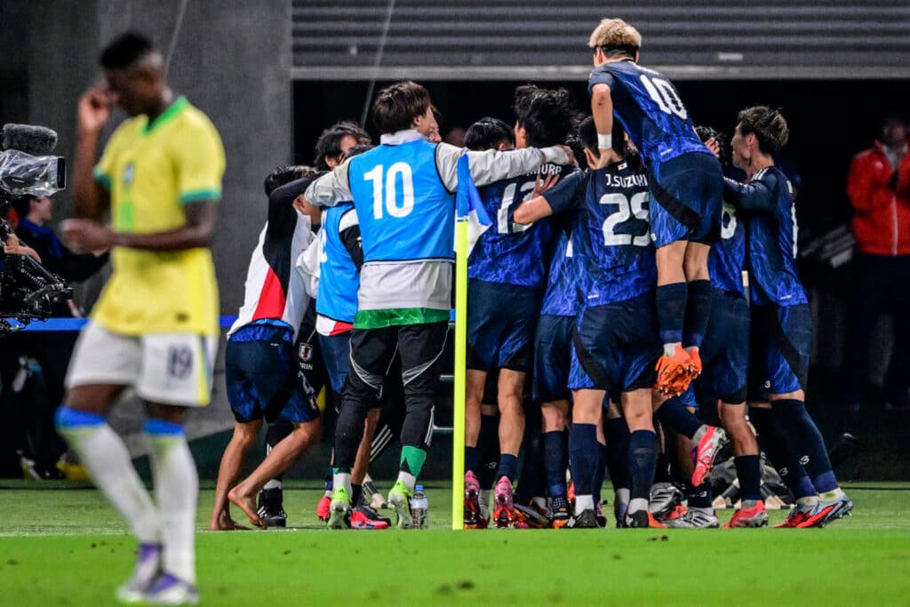 Japão consegue vencer o Brasil pela primeira vez na história - Yuichi YAMAZAKI / AFP