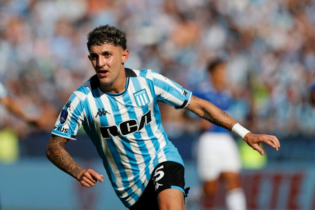 Martirena comemora gol na final da Sul-Americana contra o Cruzeiro - EFE/ EFE/ Juan Pablo Pino