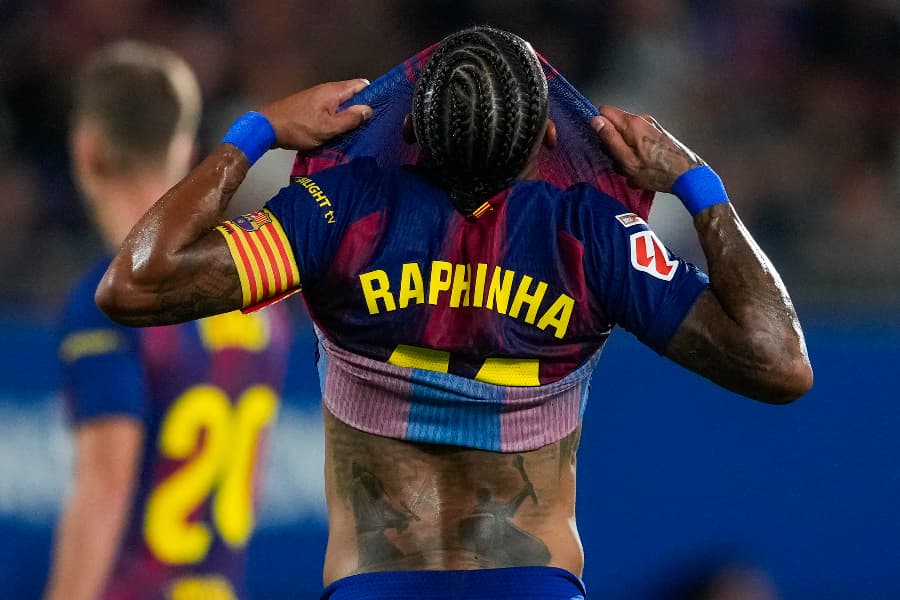 Raphinha não conseguiu se recuperar em tempo de uma lesão na coxa direita - EFE