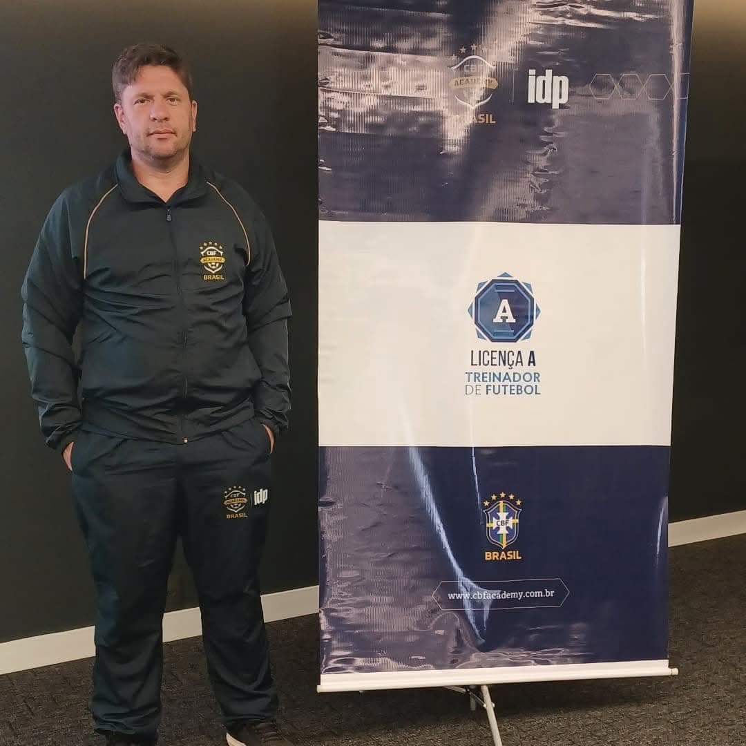 Treinador pagou do próprio bolso as licenças C e B da CBF Academy - Arquivo pessoal