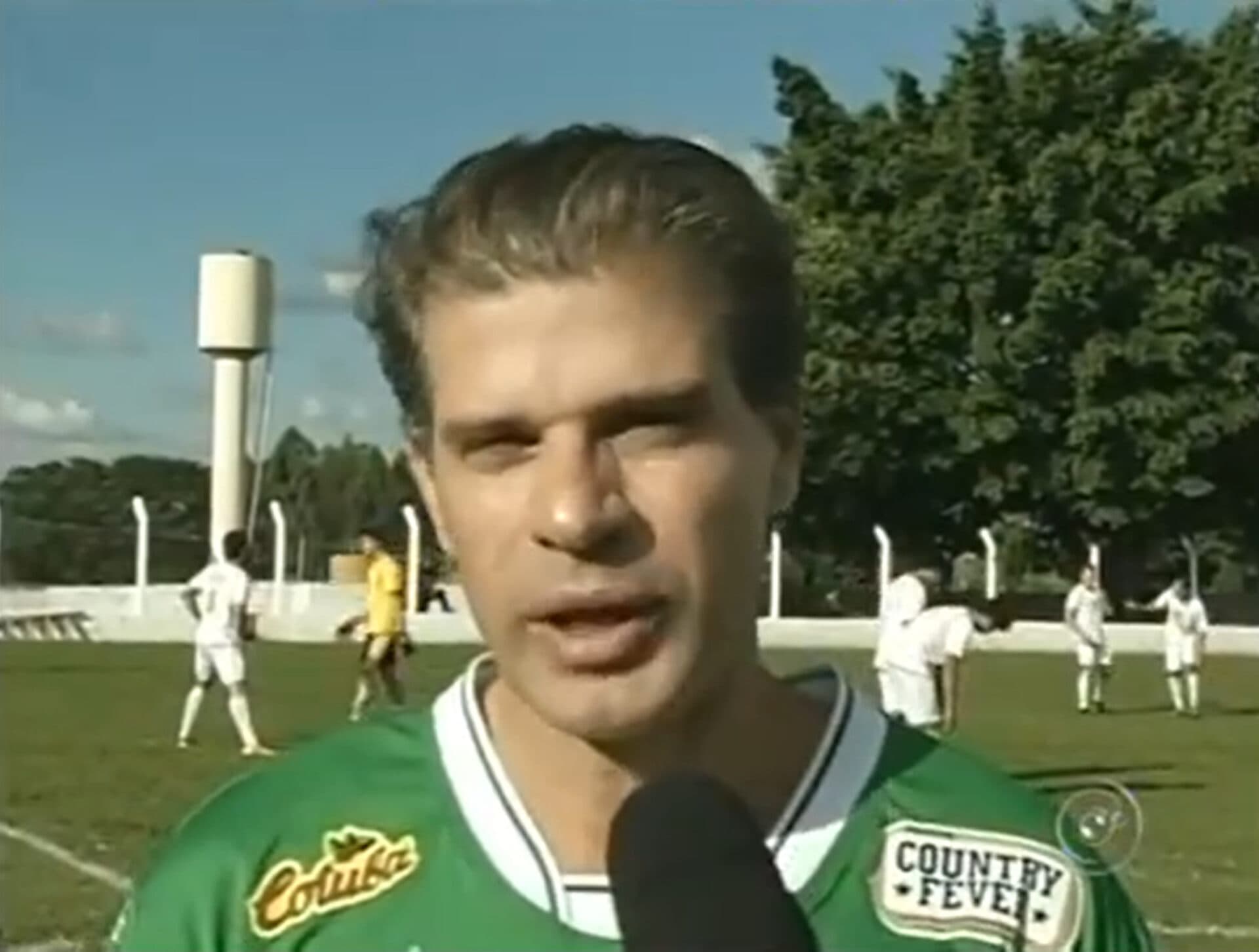 Túlio durante a breve passagem por Tanabi em busca do milésimo gol - Reprodução