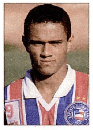 Marcelo Ramos, do Bahia, no guia do Brasileirão de 1993 - PLACAR