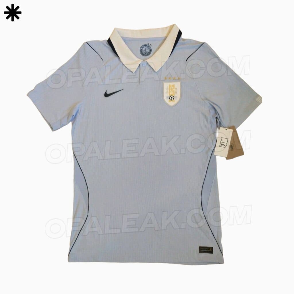 Camisa do Uruguai para a Copa de 2026 - Opaleak/Reprodução