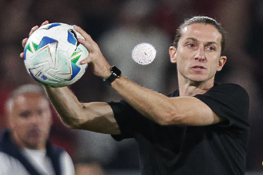 Filipe Luís, técnico do Flamengo - Gilvan de Souza/ e Adriano Fontes/Flamengo