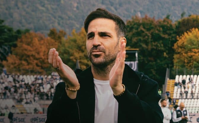 Cesc Fabregas, treinador do Como - Divulgação / Como