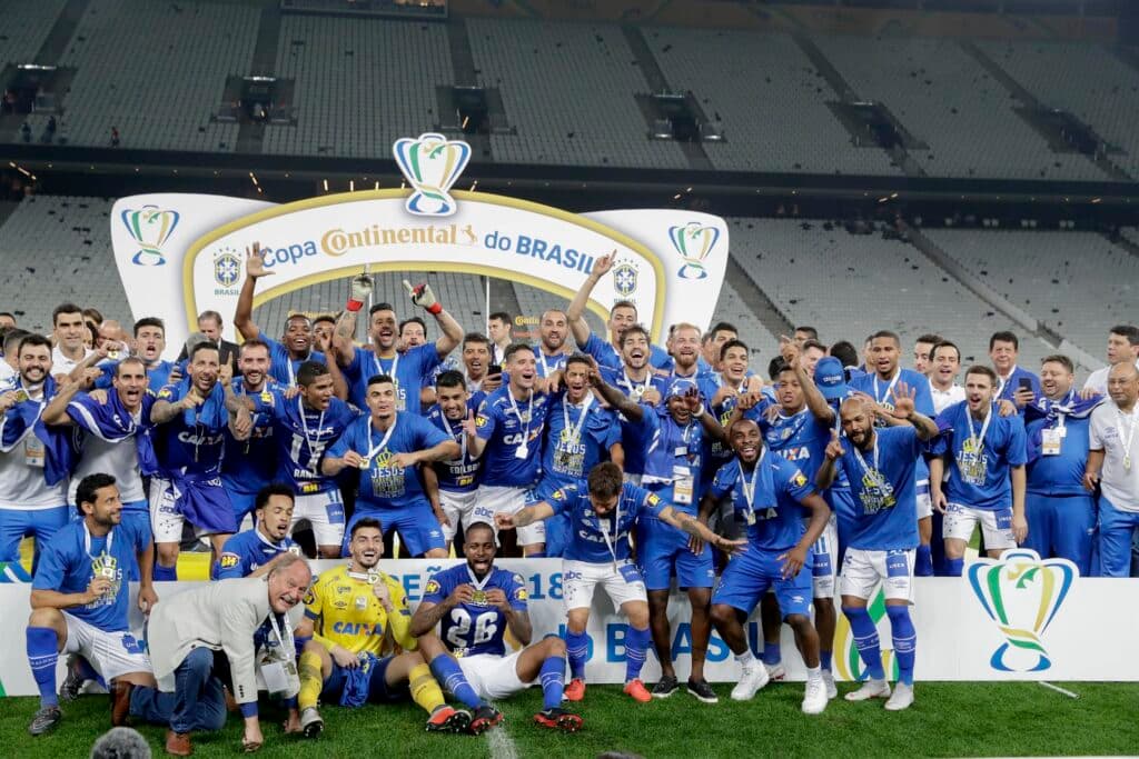 Cruzeiro é campeão da Copa do Brasil em 2018, na Neo Química Arena - EFE/Sebastiao Moreira