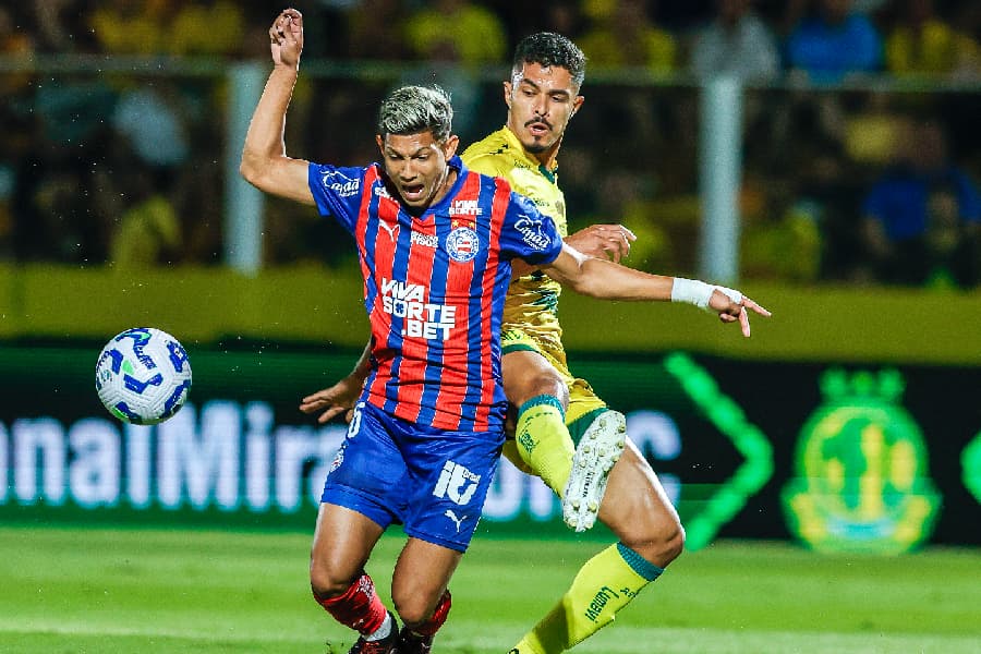 Mirassol vence o Bahia por 5 a 1 no Brasileirão - Reprodução/@therafao