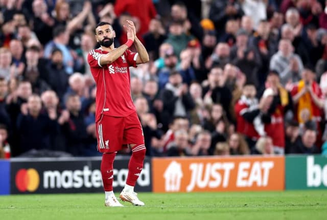 Salah sofre lesão muscular após marcar 50º gol na Champions