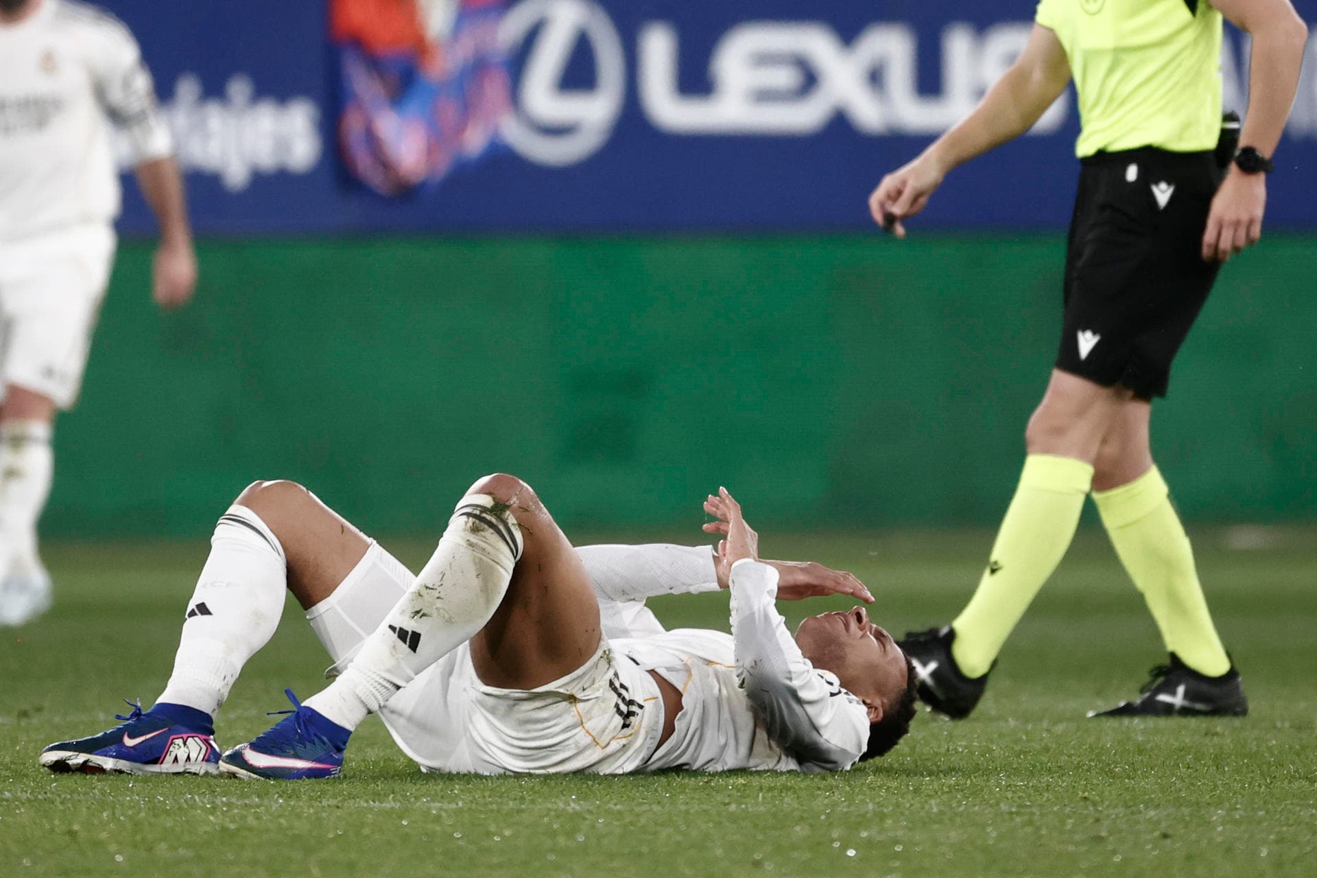 Situação física de Mbappé preocupa os torcedores franceses e do Real Madrid - EFE/Jesús Diges