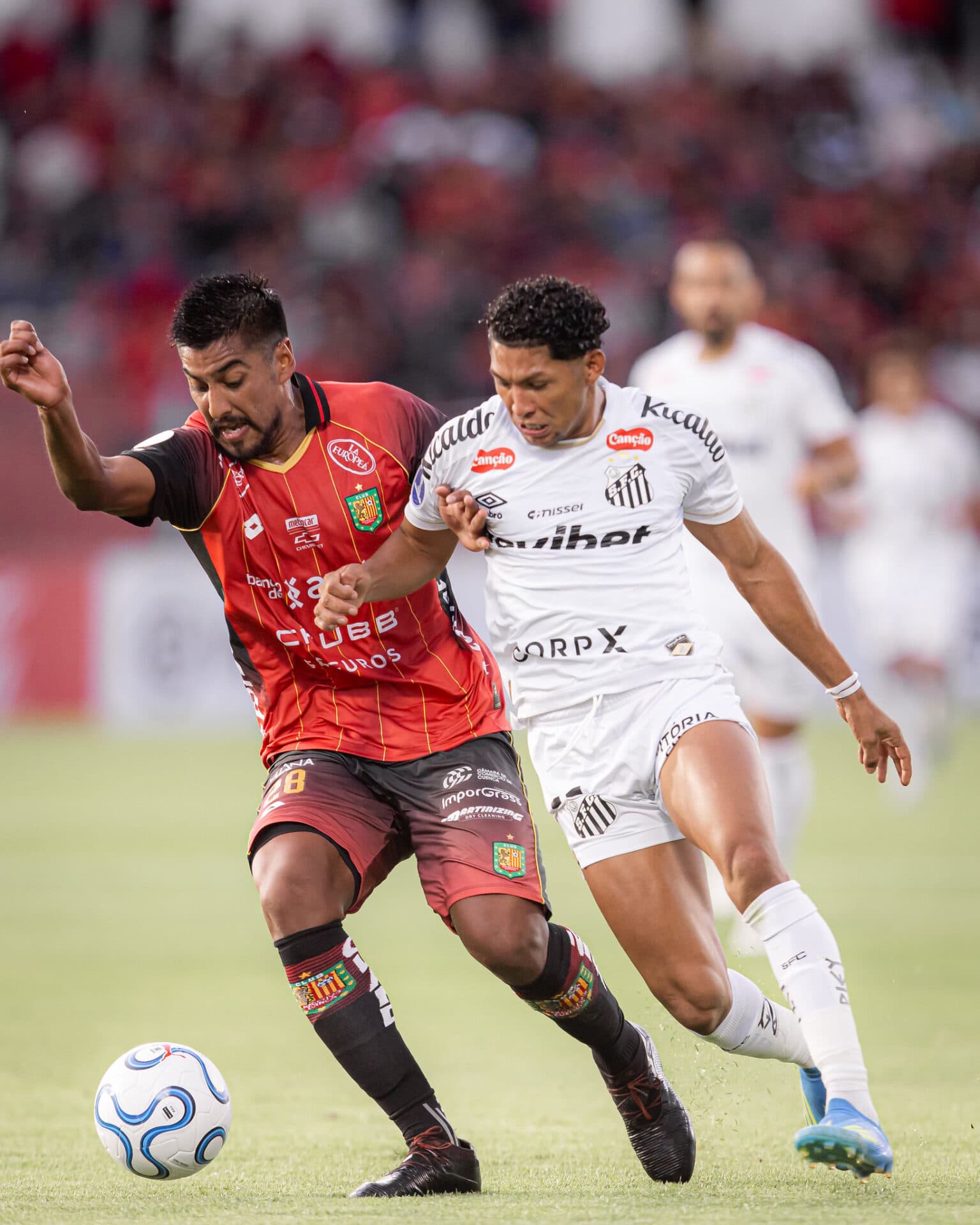 Ataque santista, com Rony, não funcionou na estreia da Sula - Raul Baretta/Santos FC