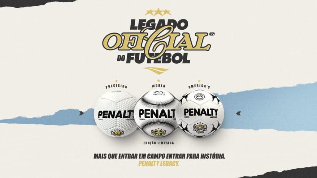 Penalty relança bolas icônicas dos anos 1990 em edição limitada