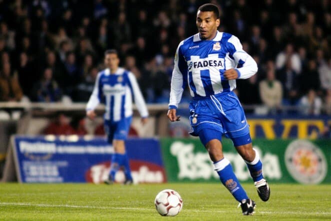 Mauro Silva com a camisa do La Coruña - Divulgação / Deportivo La Coruña