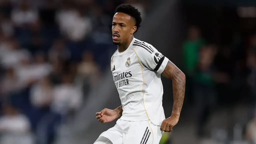 Militão treina com o Real Madrid, mas não deve enfrentar a Roma