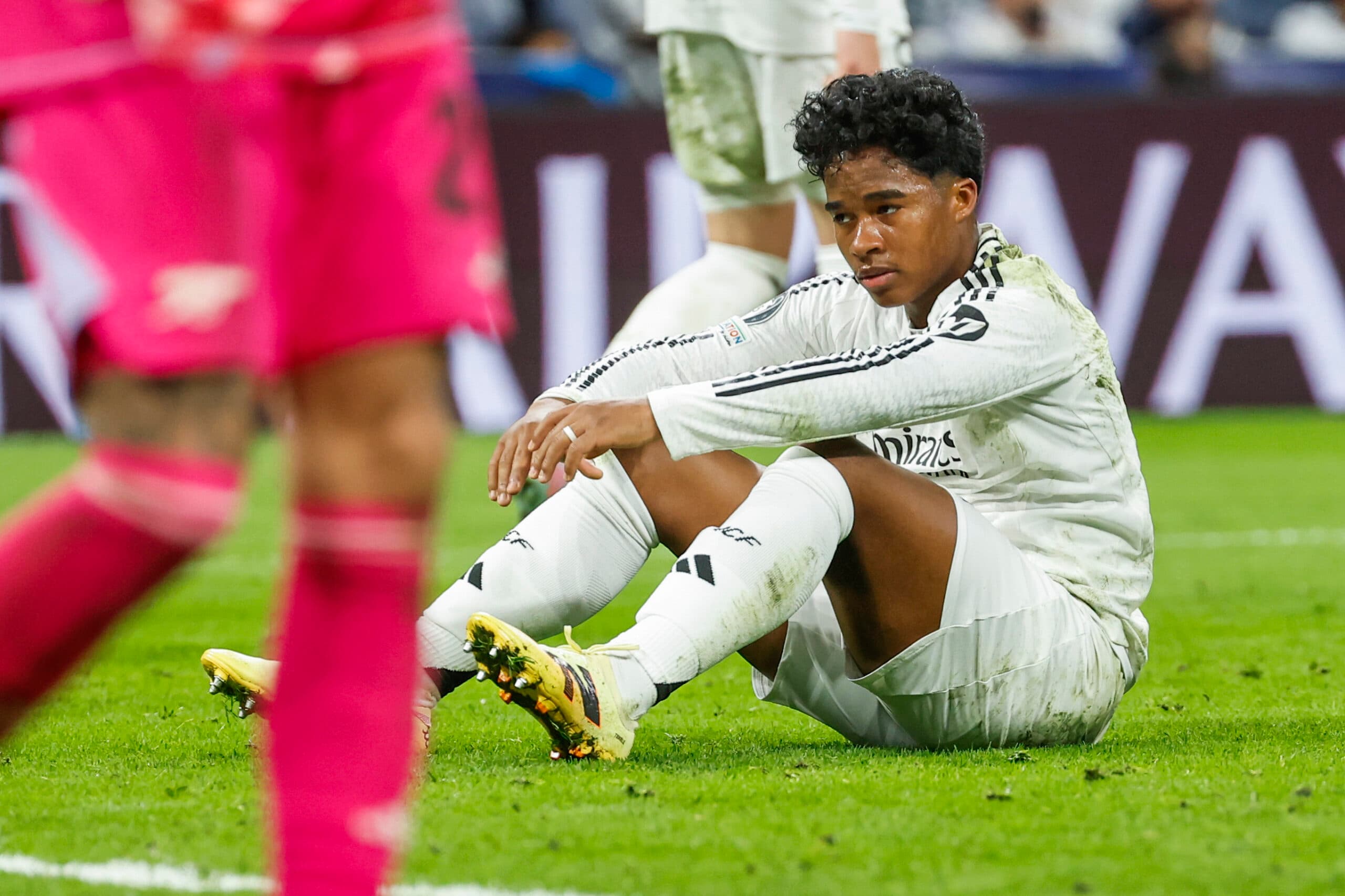 Endrick durante a primeira temporada pelo Rel Madrid; temporada terminou com lesão - EFE/Chema Moya