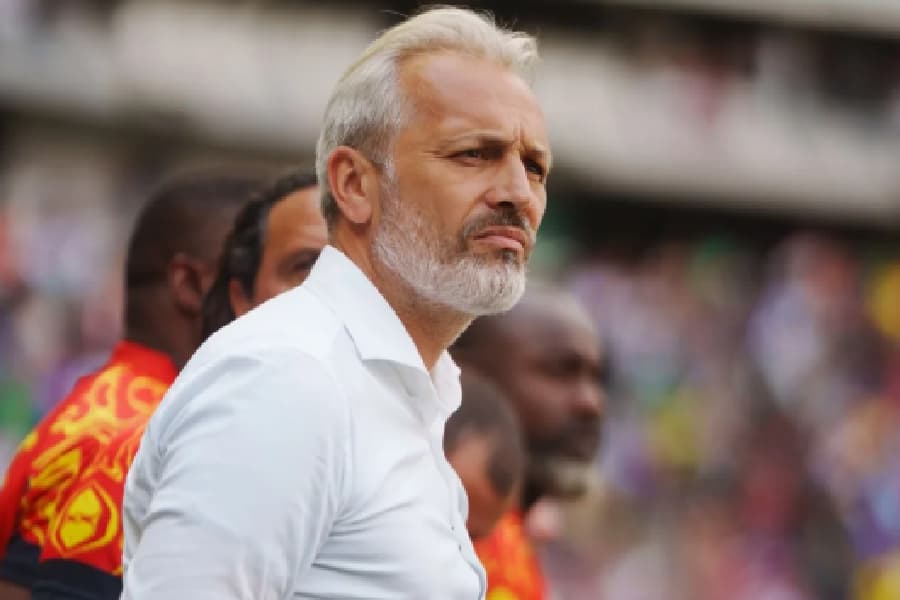 Sébastien Desabre, técnico francês da República Democrática do Congo - Reprodução/@fecofadrc