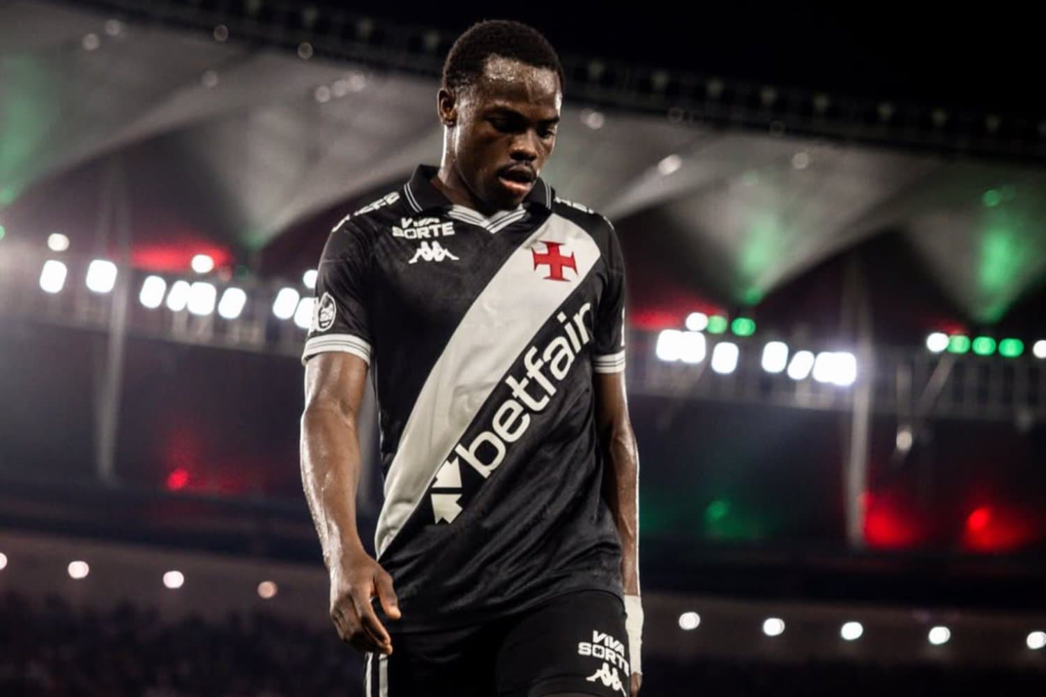 Andrés Gómez em ação pelo Vasco