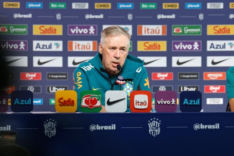 Ancelotti faz primeira convocação do Brasil após a Copa hoje; veja horário e onde assistir