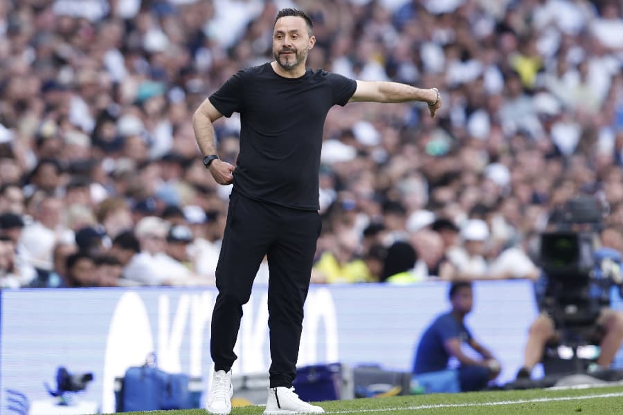 Roberto De Zerbi, técnico do Tottenham - EFE/EPA/DAVID CLIFF