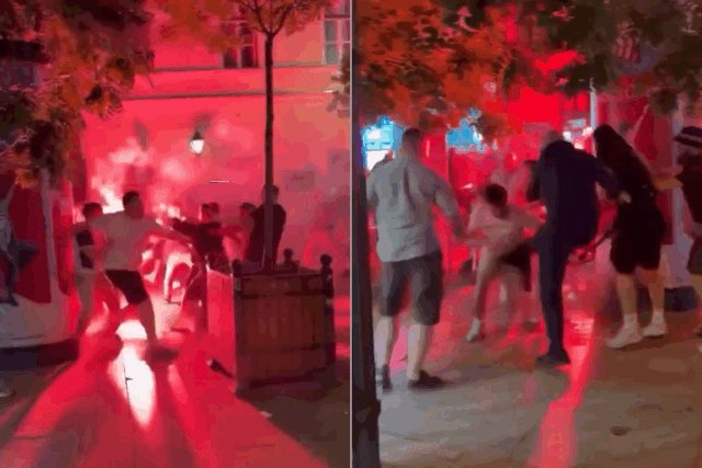 Véspera da final da Champions é marcada por brigas entre torcedores de Arsenal e PSG em Budapeste