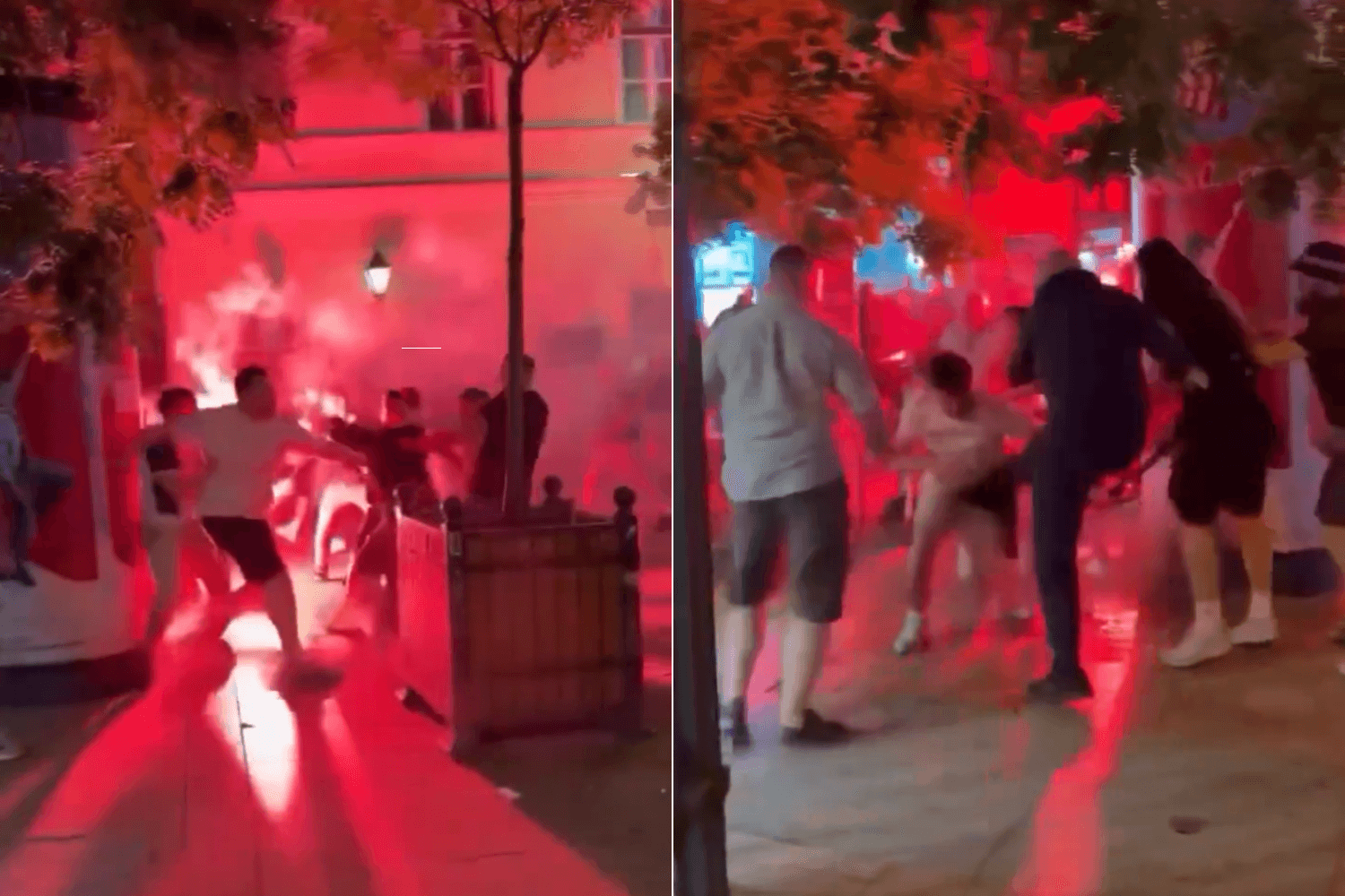 Véspera da final da Champions é marcada por brigas entre torcedores de Arsenal e PSG em Budapeste