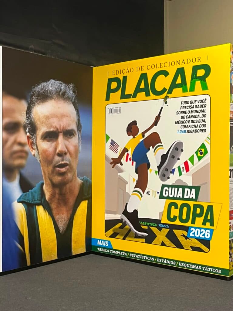 Em destaque no MIS, a capa do Guia da Copa 2026 - Igor Avilla/PLACAR