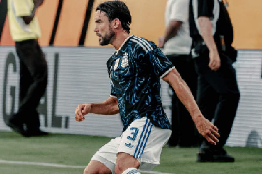 Nicolás Tagliafico em ação pela Argentina - Reprodução/@tagliafico3