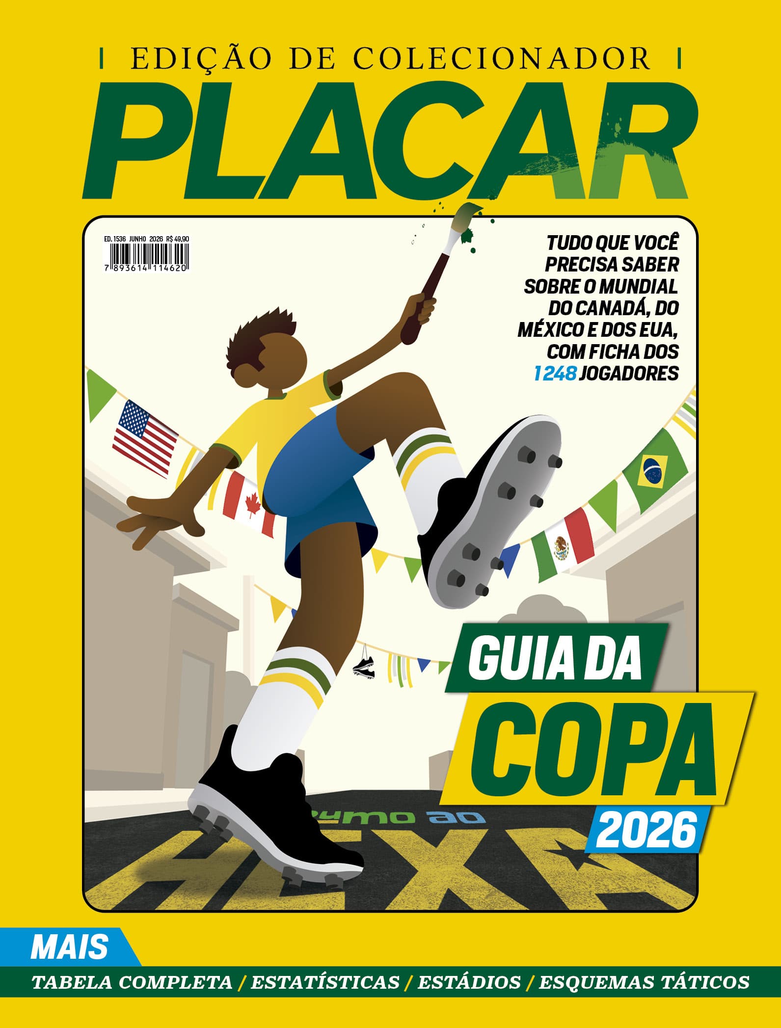 Capa do Guia da Copa de 2022, edição 1536 de PLACAR