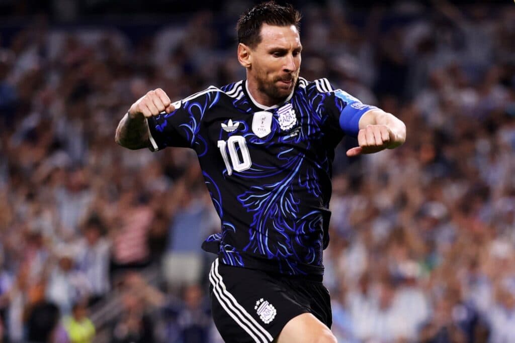 Messi marca para a Argentina contra a Jordânia, na Copa de 2026