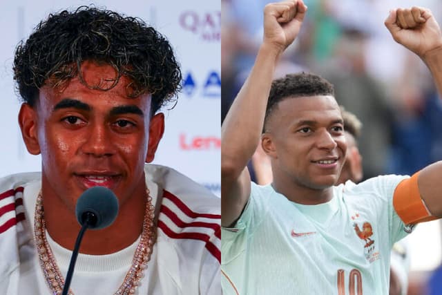 Duas estrelas: relembre os confrontos entre Mbappé e Yamal