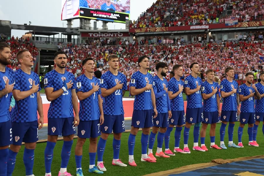 Croácia frente a Portugal pelas 16 avos de final - Divulgação/Federação Croata