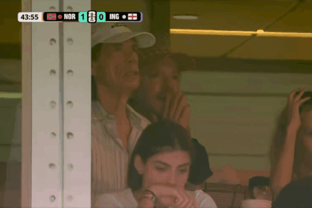 Presença de Mick Jagger em Noruega x Inglaterra faz web decretar: ‘It’s not coming home’