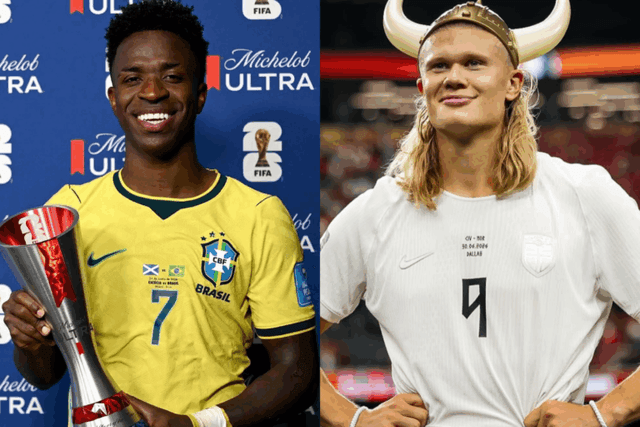 Vini Jr. ou Haaland? Brasil x Noruega pode ser decisivo para Bola de Ouro, aponta jornal