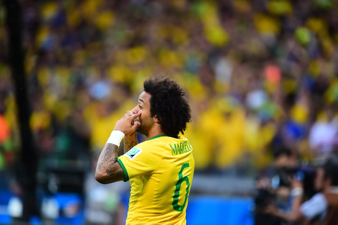 Marcelo fez 58 jogos oficiais pela seleção brasileira