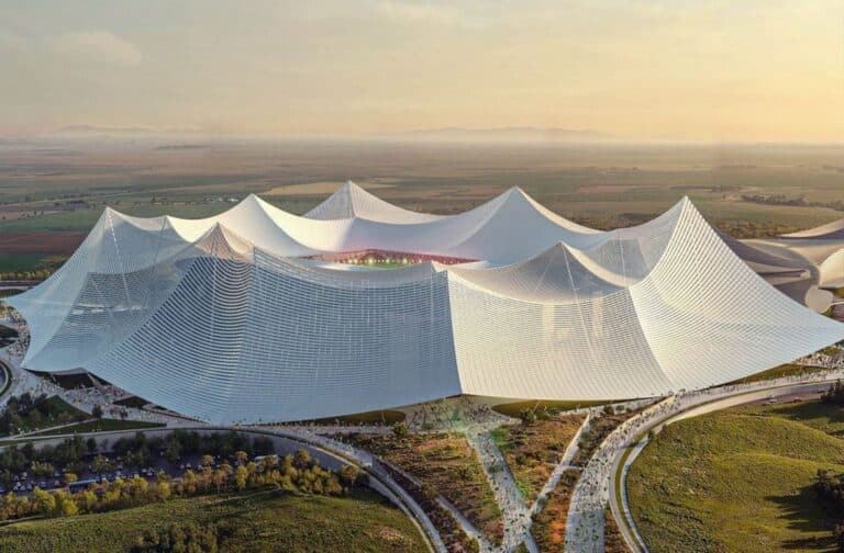 Estádio de Marrocos avança em obras e sonha com final da Copa