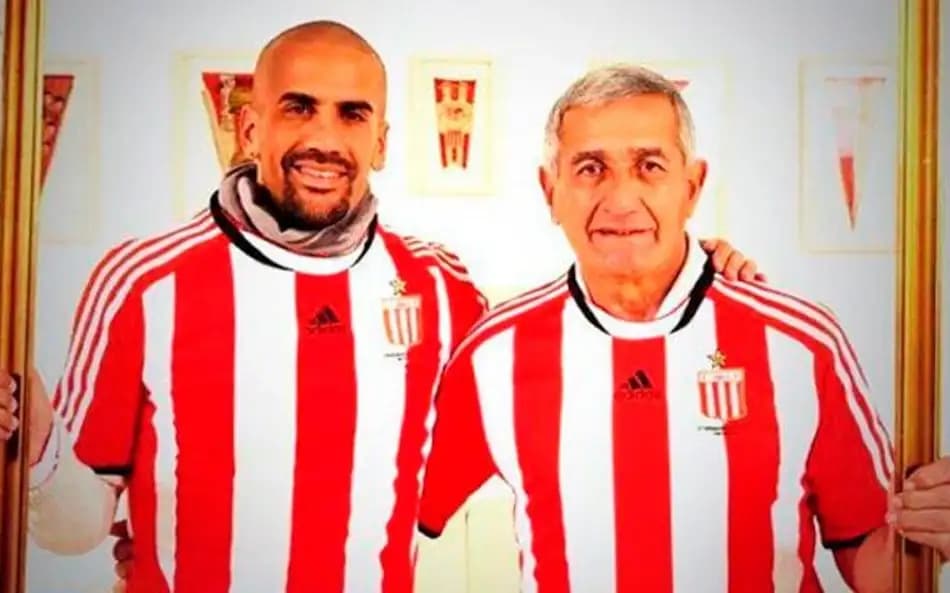 Brujita e Bruja: Juan Sebastian e Juan Ramón Verón são lendas em La Plata (Estudiantes/Divulgação)