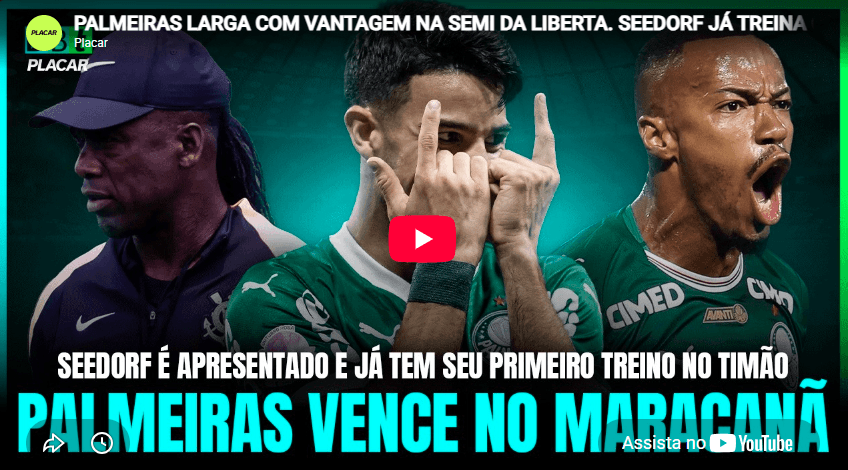 Vídeo: Debate PLACAR analisa vitória do Palmeiras e chegada de Seedorf