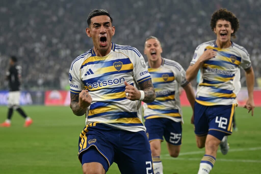 Di Lollo abriu o marcador para o Boca Juniors - Foto: Boca Juniors